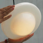 LYKKE - Lampe af mat glas
