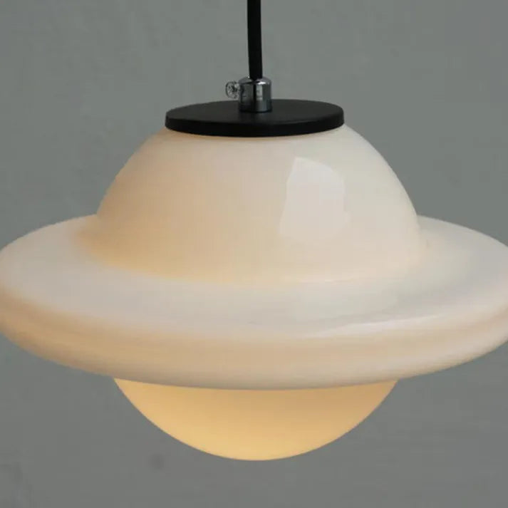 LYKKE - Lampe af mat glas