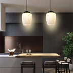 LYKKE - Lampe af mat glas