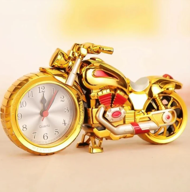 Vintage Motorcycle Alarm Clock