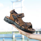 Komfortable sandaler med velcro til mænd og kvinder
