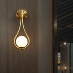 AGNETE -  Væglampe i norsk stil – G4 LED, jern + glas, op/ned