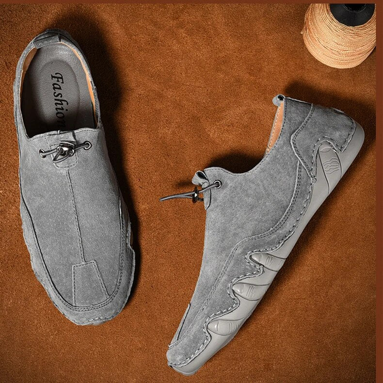 Elegant læder loafers til herrer