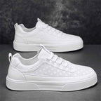 Stilfulde Perforerede Lavtop Sneakers - Minimalistisk Design