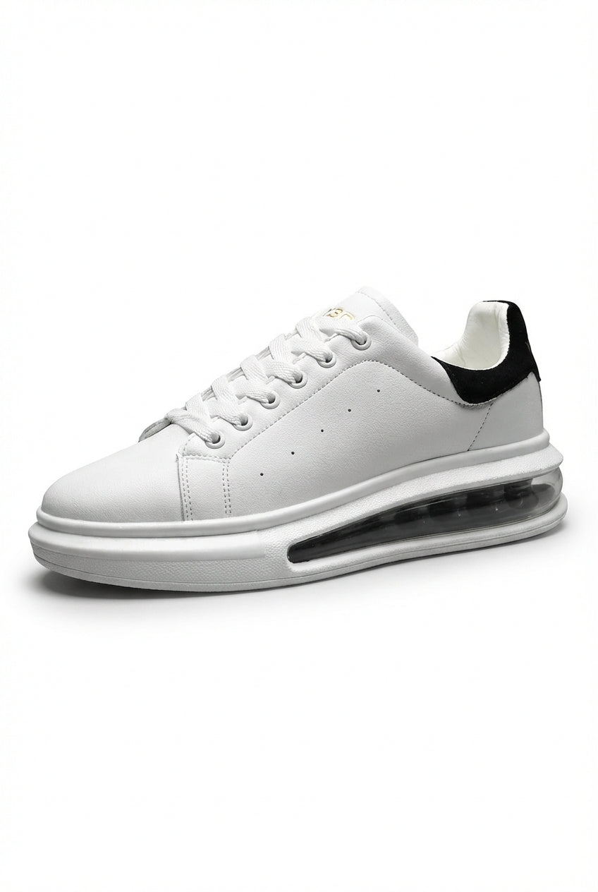 Stilfulde Low Top Platform Sneakers - Chunky Air-Cushion Design
