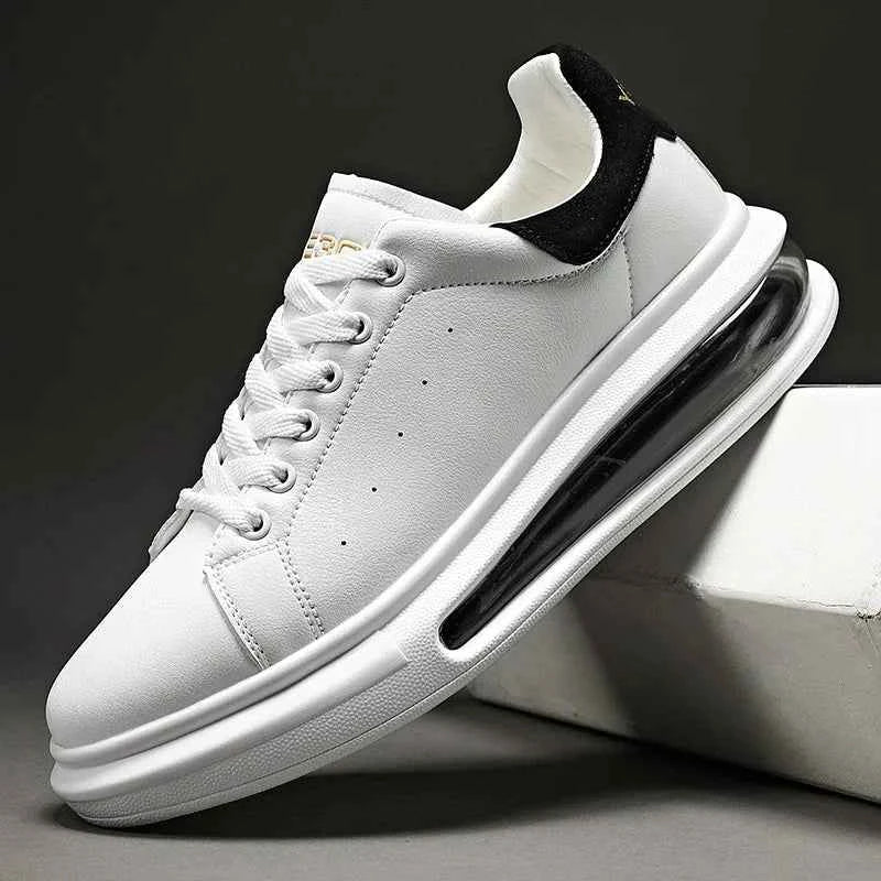 Stilfulde Low Top Platform Sneakers - Chunky Air-Cushion Design
