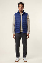 Stilfuld Høj Krave Polstret Vest - Slank Silhuet Design