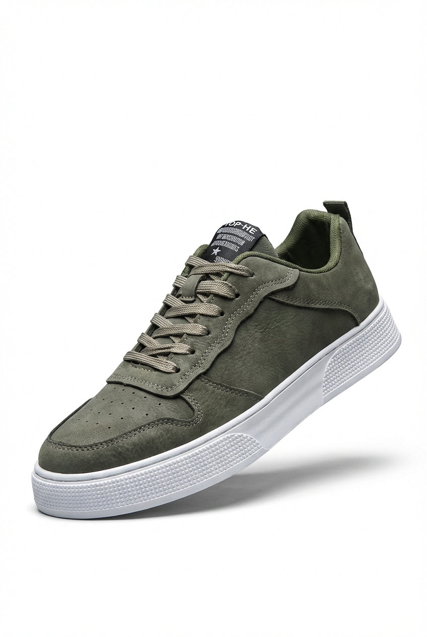 Enkle Low Top Sneakers - Chunky Tekstureret Såle