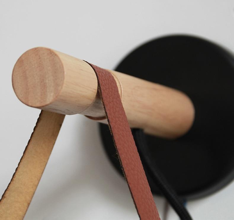 Væglampe i Rustik Træ - Nordisk Design