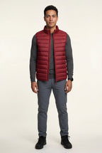 Stilfuld Høj Krave Polstret Vest - Slank Silhuet Design