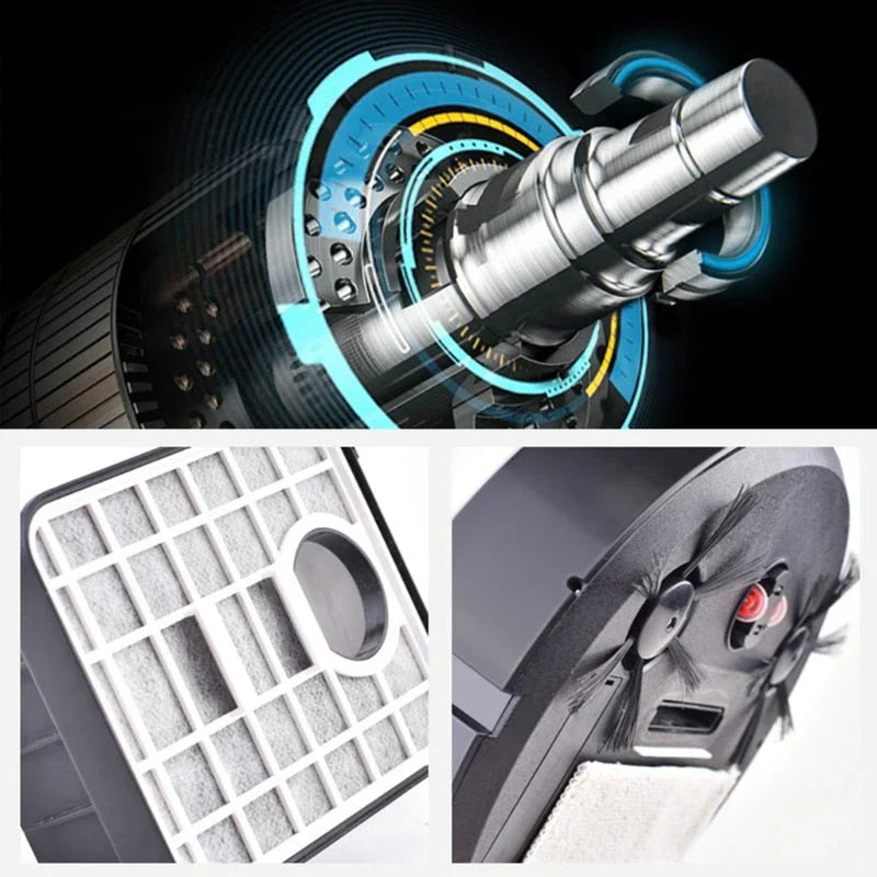 YANISHA - 3-i-1 – Robotstøvsuger og moppe