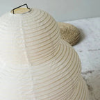 Kreativ Belysning - Kunstnerisk gulvlampe i rispapir Wabi Sabi med justerbart stativ