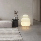 Kreativ Belysning - Kunstnerisk gulvlampe i rispapir Wabi Sabi med justerbart stativ