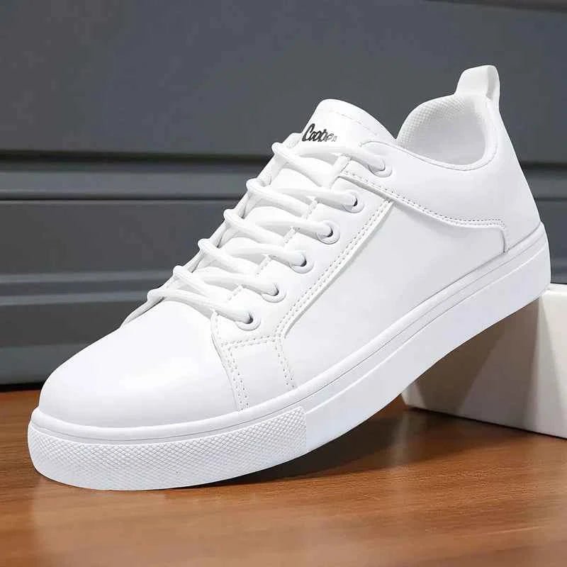 Stilfulde Low-top Snøresko - Tjekket Panel Design