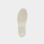 Casual Lav-top Hvide Sneakers med Tan For